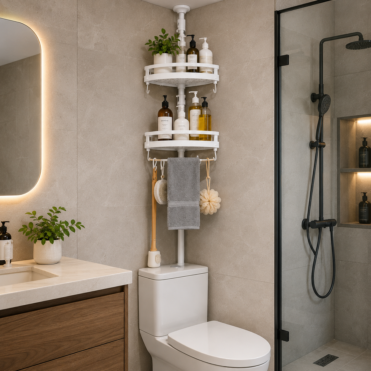 Organizador Esquinero de Baño