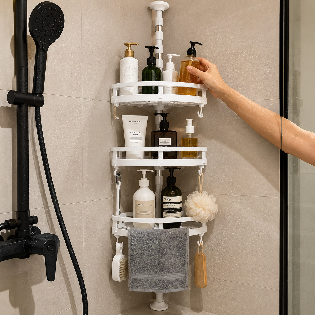 Organizador Esquinero de Baño