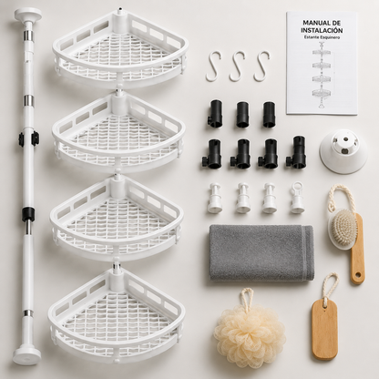 Organizador Esquinero de Baño